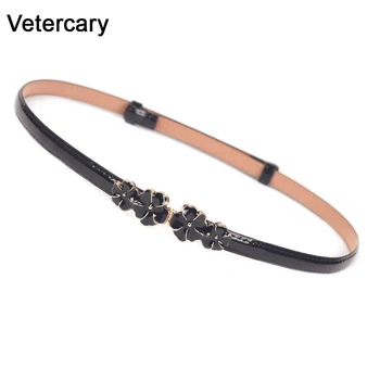 Thin PU Lether Belts for Women Belt red Dress Accessories ceinture femme cinturones mujer white enamel black flower buckle gold
Thin PU Lether Belts for Women Belt red Dress Accessories ceinture femme cinturones mujer white enamel black flower buckle gold