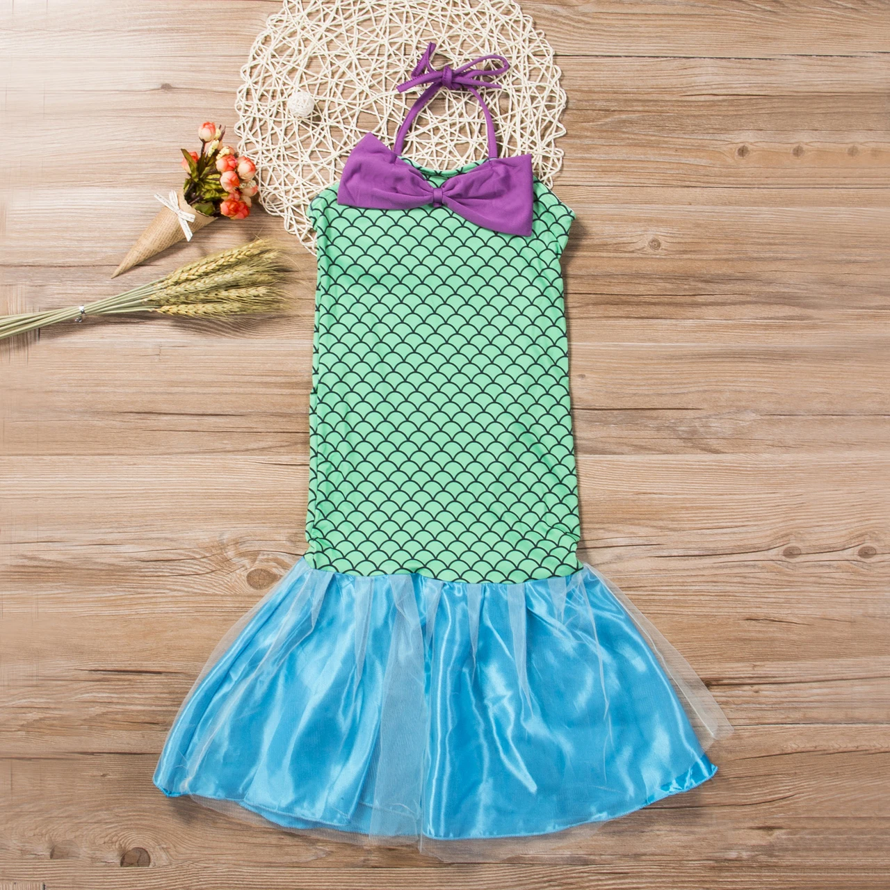 Fashion Cute Girl Cosplay Dress Kids Ariel Mermaid Set Girl Princess Fancy Dress Party Cosplay Costume
Fashion Cute Girl Cosplay Dress Kids Ariel Mermaid Set Girl Princess Fancy Dress Party Cosplay Costume