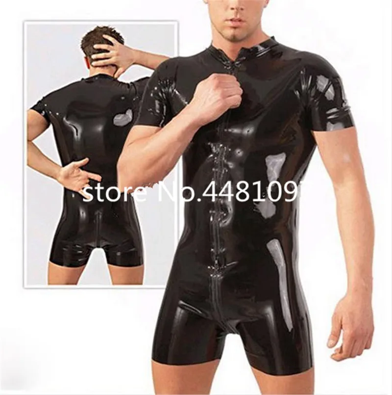 Men's Fashion Sexy Latex tight Skin catsuit short sleeves Front zipper latex leotard plus size mens body suit lingerie porno
Men's Fashion Sexy Latex tight Skin catsuit short sleeves Front zipper latex leotard plus size mens body suit lingerie porno