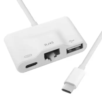 CYDZ Docking USB-C Type-C to Ethernet & USB2.0 Female & PD Power Multiport Adapter
CYDZ Docking USB-C Type-C to Ethernet & USB2.0 Female & PD Power Multiport Adapter