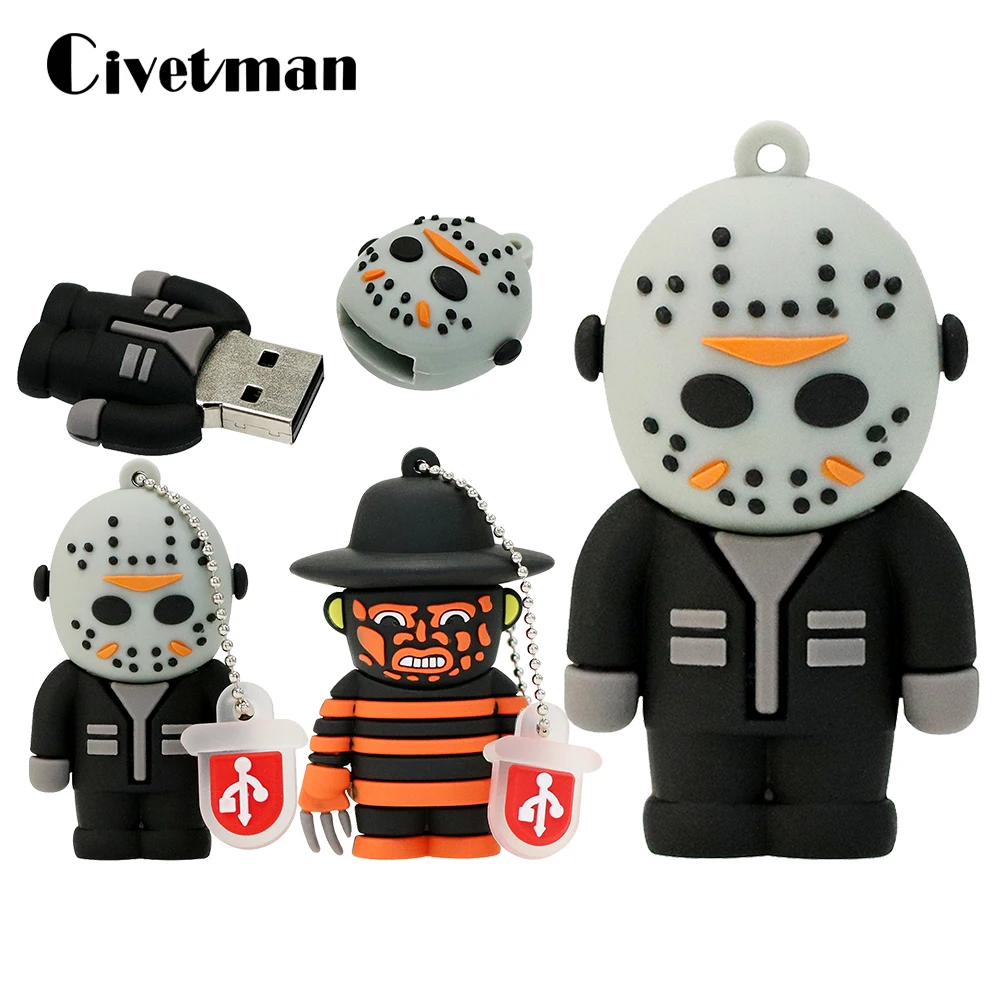New Cartoon USB Flash Drive Freddy Vs Jason Pen Drive 32GB 64GB Memory Stick Pendrive 4GB 8GB 16GB U Disk External Storage Gifts
New Cartoon USB Flash Drive Freddy Vs Jason Pen Drive 32GB 64GB Memory Stick Pendrive 4GB 8GB 16GB U Disk External Storage Gifts