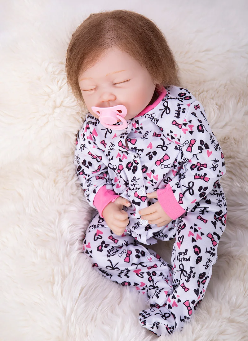 Boneca Reborn 50cm Soft Silicone Vinyl Dolls Soft Silicone simulation Reborn Baby Doll Newborn Lifelike Bebe kids birthday gift
Boneca Reborn 50cm Soft Silicone Vinyl Dolls Soft Silicone simulation Reborn Baby Doll Newborn Lifelike Bebe kids birthday gift