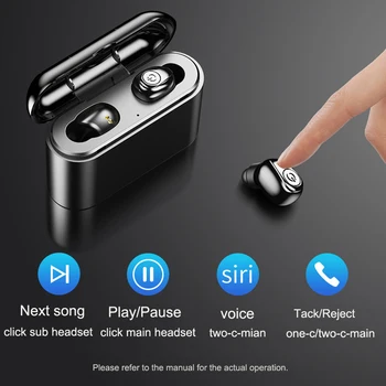 TWS-X8 Wireless Bluetooth headset 5.0 binaural subwoofer surround TWS earphones for iphone X max huawei mate 20 xiaomi mix redmi
TWS-X8 Wireless Bluetooth headset 5.0 binaural subwoofer surround TWS earphones for iphone X max huawei mate 20 xiaomi mix redmi