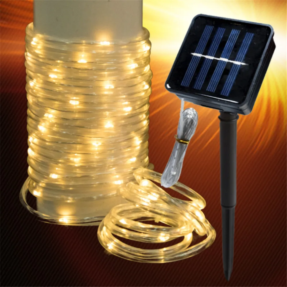 50leds/100leds Solar LED String Light Outdoor Rope Tube Fairy String Garland Christmas Lighting for Home Garden Lawn Decoration
50leds/100leds Solar LED String Light Outdoor Rope Tube Fairy String Garland Christmas Lighting for Home Garden Lawn Decoration