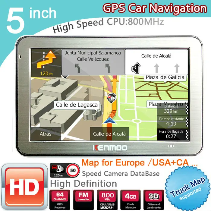 New Inch Hd Gps Car Navigation Cpu Mhz Fmgbddr Maps For Europe Usacanada Truck Navi Camper Caravan New Inch Hd Gps Car Navigation Cpu Mhz Fmgbddr Maps For Europe Usacanada Truck Navi Camper Caravan