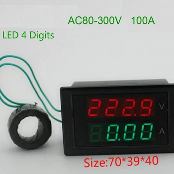 Free Shipping Mini Size High Precision LCD Digital Display LED Display Digital AC Digital Voltage Meter Ammeter
Free Shipping Mini Size High Precision LCD Digital Display LED Display Digital AC Digital Voltage Meter Ammeter