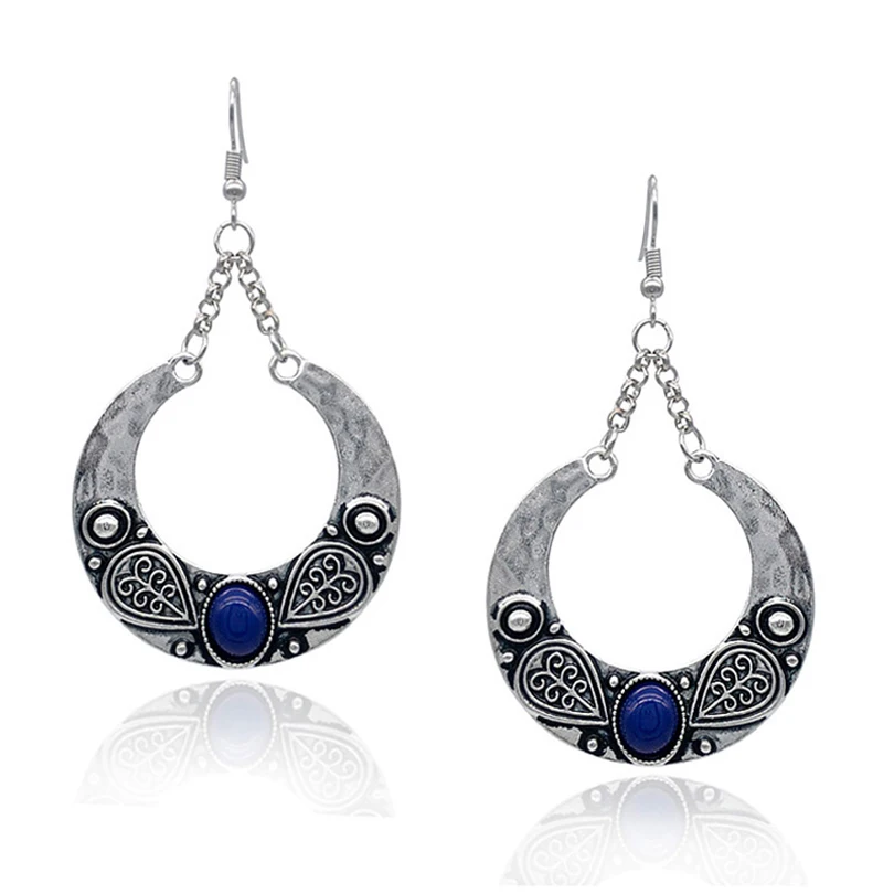 Vintage Dangle Earrings 4 Colors Synthetic Stone Silver Plated Earrings Boho Pendientes Jewelry Women Gifts
Vintage Dangle Earrings 4 Colors Synthetic Stone Silver Plated Earrings Boho Pendientes Jewelry Women Gifts