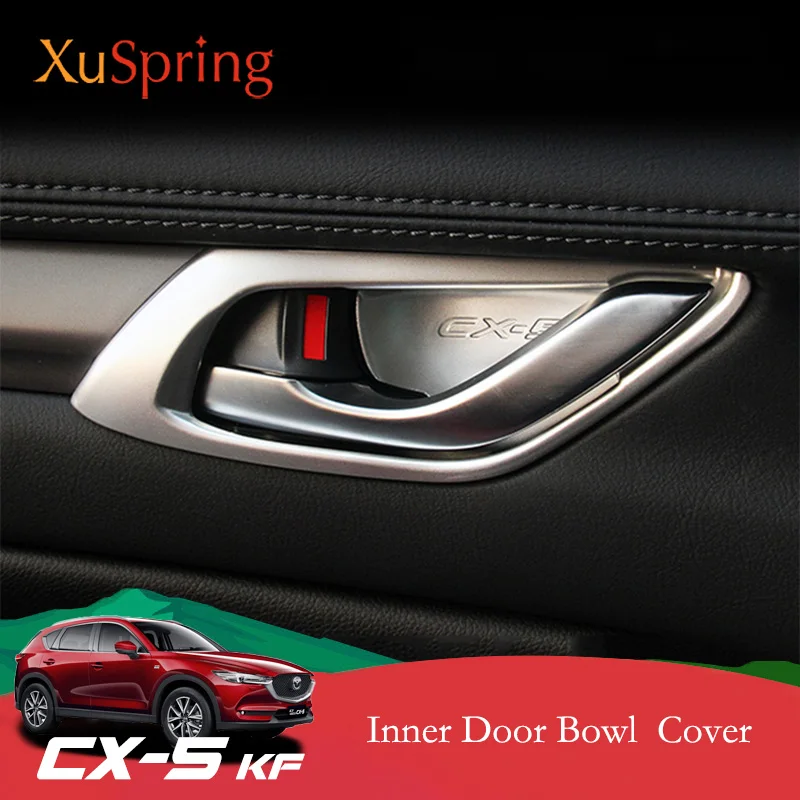 For Mazda CX-5 2017 2018 2019 KF ABS Chrome Car Inner Door Bowl Garnish Interior Moulding Covers Refit Frame Car styling
For Mazda CX-5 2017 2018 2019 KF ABS Chrome Car Inner Door Bowl Garnish Interior Moulding Covers Refit Frame Car styling