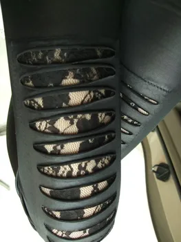 2017 Black New Fashion Women Leggings Sexy Skinny Faux Leather Wet Look Bondage Hollow Out Lace Leggings High Quality W880802
2017 Black New Fashion Women Leggings Sexy Skinny Faux Leather Wet Look Bondage Hollow Out Lace Leggings High Quality W880802