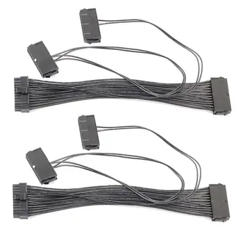 2pcs ATX 24Pin Quad 3 PSU Power Supply Starter Motherboard Adapter Cable 18AWG Wire for BTC Miner Machine 30cm
2pcs ATX 24Pin Quad 3 PSU Power Supply Starter Motherboard Adapter Cable 18AWG Wire for BTC Miner Machine 30cm