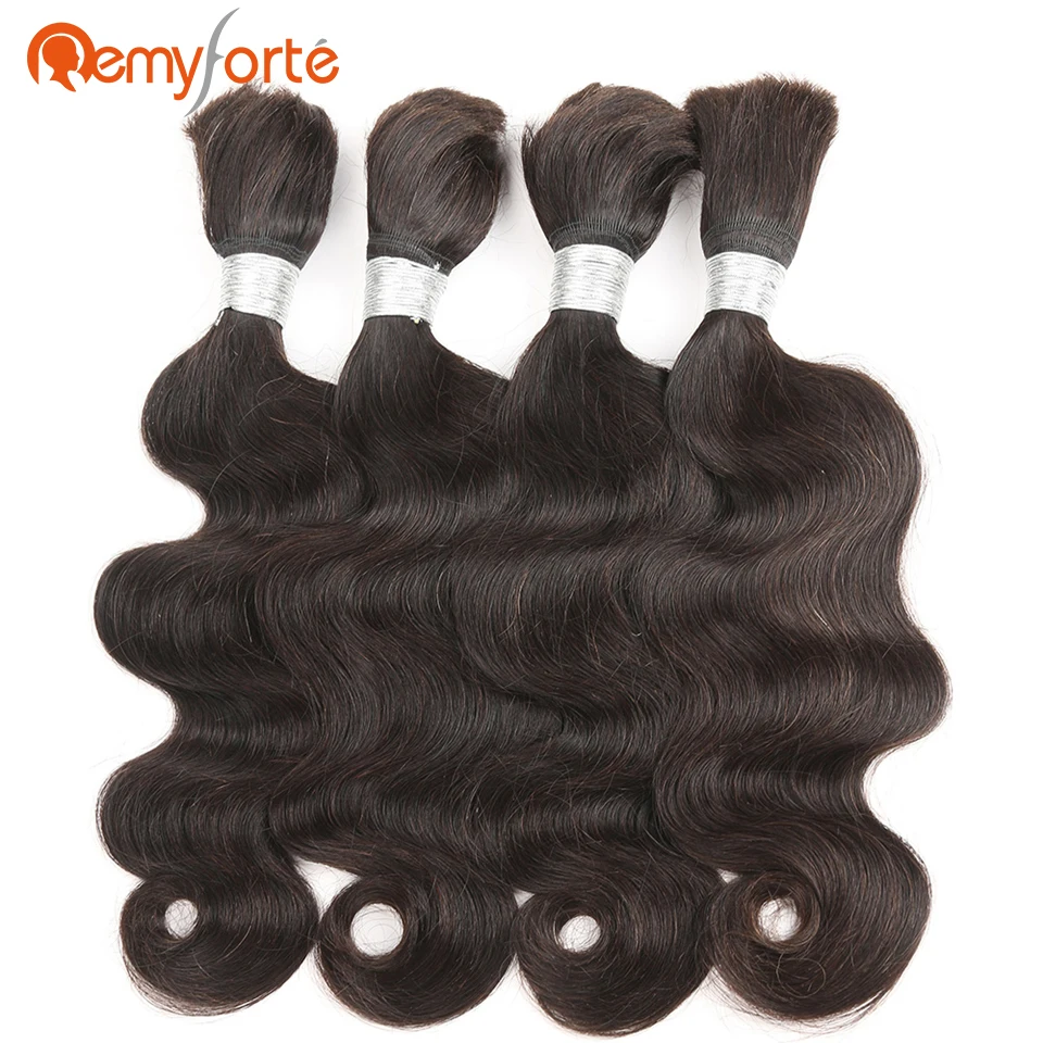 Remy Forte Hair Brazilian Body Wave Crochet Braids Human Hair Extention Natural Color 4 Bundles Deal Human Braiding Hair Bulk
Remy Forte Hair Brazilian Body Wave Crochet Braids Human Hair Extention Natural Color 4 Bundles Deal Human Braiding Hair Bulk