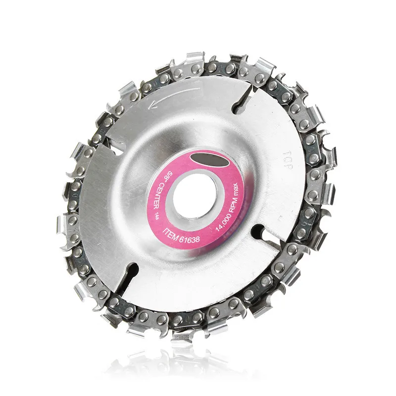 11 Tooth Grinder Hard Rubber Wood carving Disc Tool Circular Chain Saw Jigsaw Blade Abrasive Cut Chain Angle Grinder A1
11 Tooth Grinder Hard Rubber Wood carving Disc Tool Circular Chain Saw Jigsaw Blade Abrasive Cut Chain Angle Grinder A1