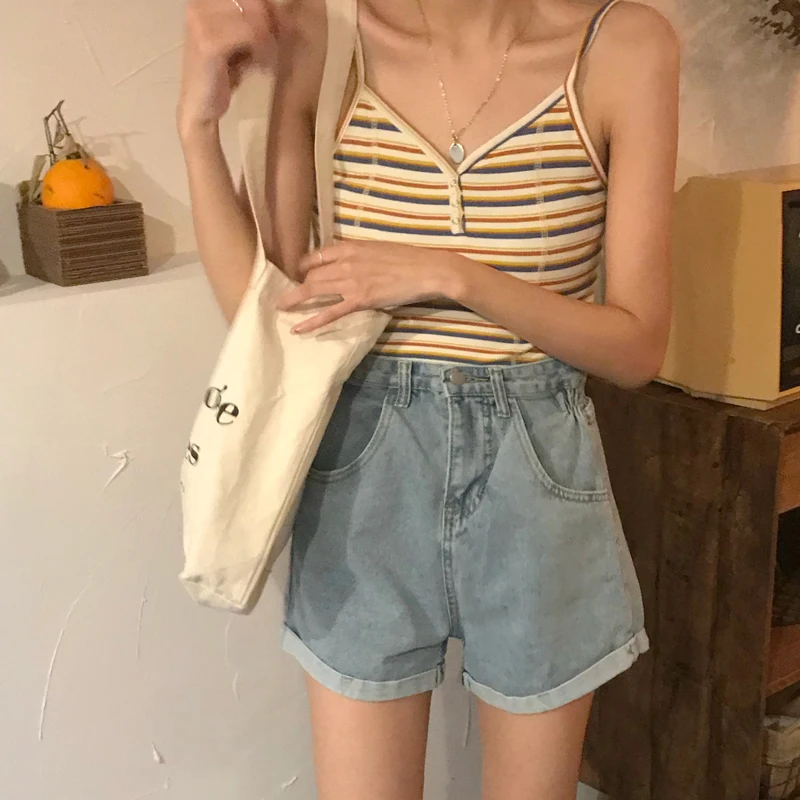 2 colors stripe crop top womens Stra slim camis 2019 Summer casual beach tops tees female (C6415)
2 colors stripe crop top womens Stra slim camis 2019 Summer casual beach tops tees female (C6415)