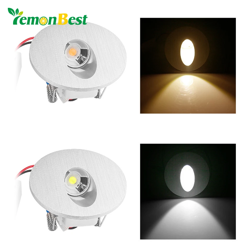 Lemonbest 3 Вт круглый светодиодный встраиваемый настенный светильник Теплый