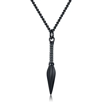 Trendy Gold Silver Black Color Personality Stainless Steel Spearhead Necklace Pendants For Male Lover's Gold Chain Men 2019 New
Trendy Gold Silver Black Color Personality Stainless Steel Spearhead Necklace Pendants For Male Lover's Gold Chain Men 2019 New