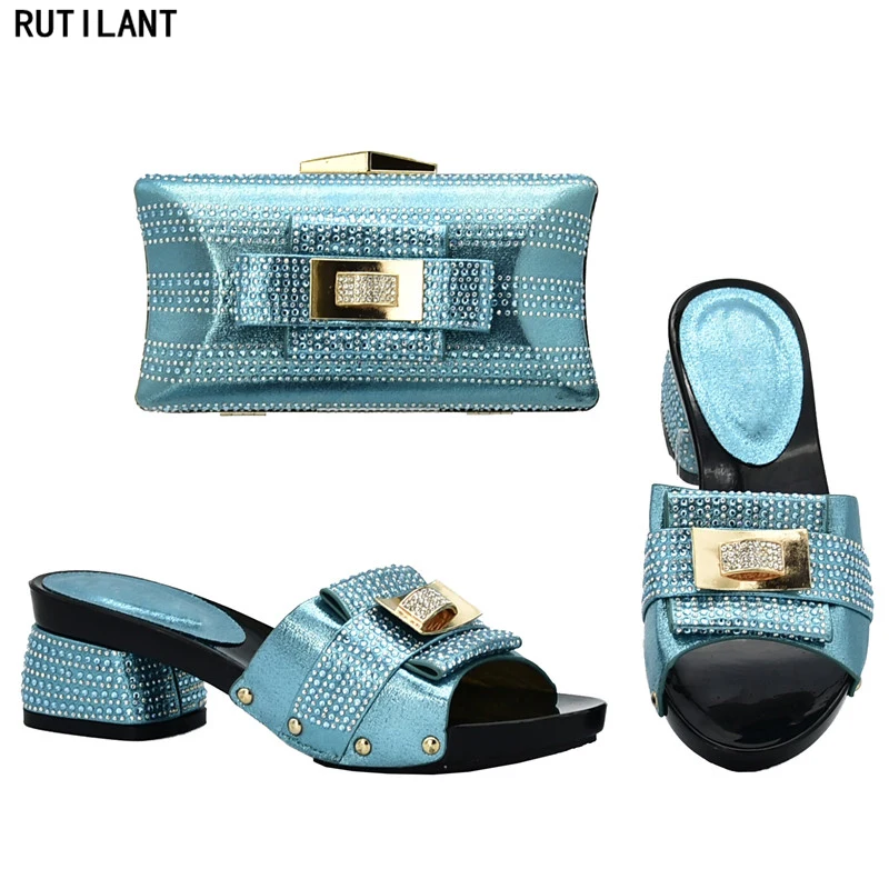 New Arrival African Shoe and Bag Set Decorated with Rhinestone Italy Shoes and Bags for Party In Women Shoes and Matching Bags
New Arrival African Shoe and Bag Set Decorated with Rhinestone Italy Shoes and Bags for Party In Women Shoes and Matching Bags