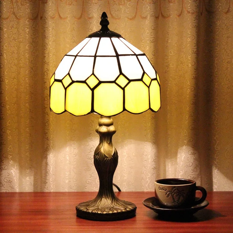 Stained Glass Mediterranean Simple Creative Retro Art Ornament lighting bedroom Bedside decorative desk lamp 110-240V E27
Stained Glass Mediterranean Simple Creative Retro Art Ornament lighting bedroom Bedside decorative desk lamp 110-240V E27