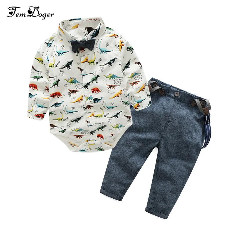 2018 Spring Gentleman Style Infant Clothes Baby Clothing Sets Dinosaurs Printed Cotton Long Sleeve 2pcs Baby Boy Casual Clothes
2018 Spring Gentleman Style Infant Clothes Baby Clothing Sets Dinosaurs Printed Cotton Long Sleeve 2pcs Baby Boy Casual Clothes