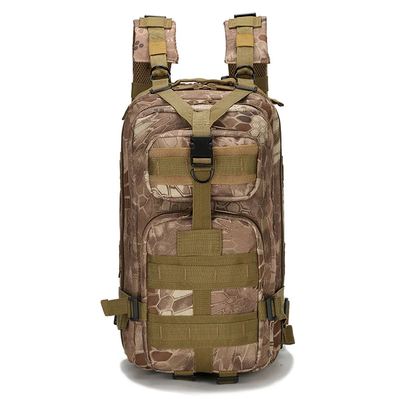 30L Outdoor Military Tactical Backpack Molle Bag Army Sport Rucksack Climbing Camping Trekking Storage Camouflage Bag BP0272 (10)