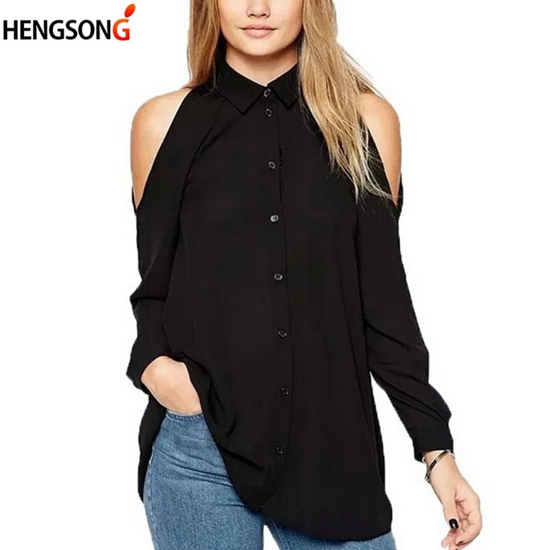 2019 Autumn Women Cold Shoulder Blouse Long Sleeve Feminine Shirt Femininas Top Clothing Female Clothes Chemise Femme Lady Tunic
2019 Autumn Women Cold Shoulder Blouse Long Sleeve Feminine Shirt Femininas Top Clothing Female Clothes Chemise Femme Lady Tunic