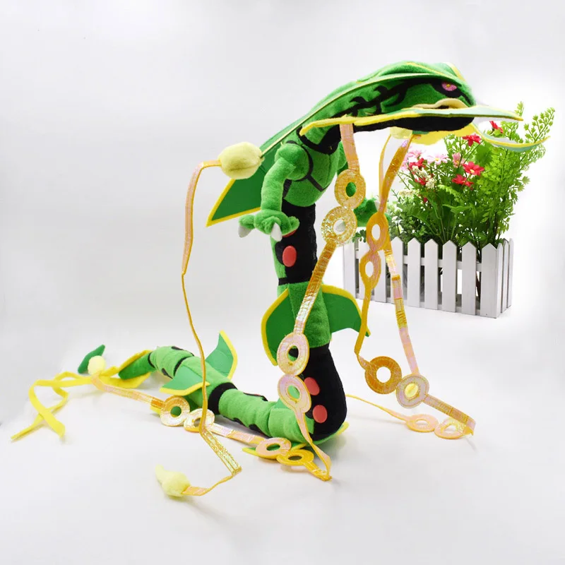 83 cm Mega Rayquaza Green Rayquaza Animal Plush Peluche Doll With Skeleton Soft Stuffed Hot Toy Great Gift For Children
83 cm Mega Rayquaza Green Rayquaza Animal Plush Peluche Doll With Skeleton Soft Stuffed Hot Toy Great Gift For Children