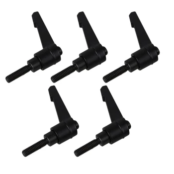 M6 Zinc Alloy Male Thread Adjustable Clamping Handle Thread Length 20mm Pack of 5
M6 Zinc Alloy Male Thread Adjustable Clamping Handle Thread Length 20mm Pack of 5