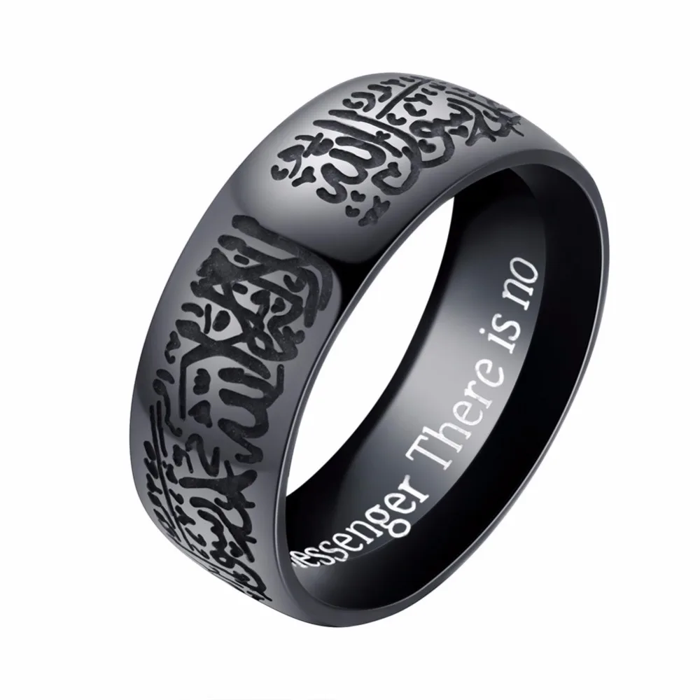 free shipping Monla Muslim God and Mohammed Islamic Doctrine Rings Men 8mm Gold-Color Stainless Steel Jewelry Anillos
free shipping Monla Muslim God and Mohammed Islamic Doctrine Rings Men 8mm Gold-Color Stainless Steel Jewelry Anillos