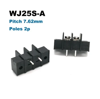 Pitch 7.62mm Barrier PCB Terminal Block Straight Pin 2P morsettiera connectors bornier with Screw holes 25S-A 300V 15A 14AWG
Pitch 7.62mm Barrier PCB Terminal Block Straight Pin 2P morsettiera connectors bornier with Screw holes 25S-A 300V 15A 14AWG