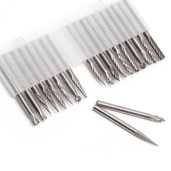 New 20Pcs 1/8" 3mm Tungsten Carbide Cutter Rotary Burr Set CNC Engraving Bit Set
New 20Pcs 1/8" 3mm Tungsten Carbide Cutter Rotary Burr Set CNC Engraving Bit Set