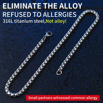 Steel soldier pearl necklace chain 2.5MM/3.5MM/4.5MM/5.5MM W 316L Stainless Steel pearl Pendant Match Sweet Chain For Man Woman
Steel soldier pearl necklace chain 2.5MM/3.5MM/4.5MM/5.5MM W 316L Stainless Steel pearl Pendant Match Sweet Chain For Man Woman