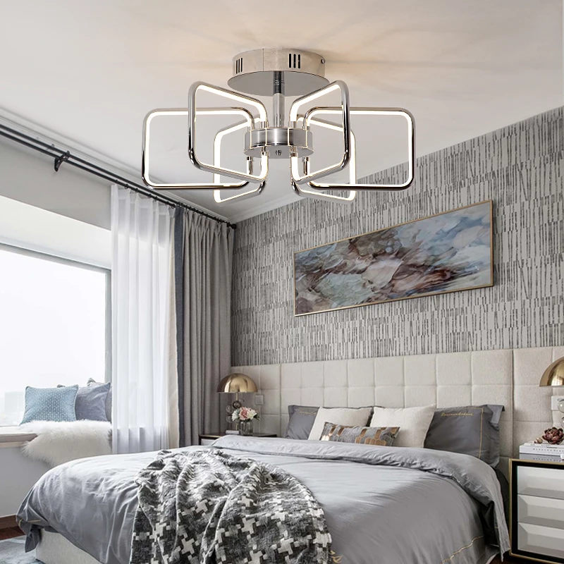 LICAN Chrome Finish Modern Led Ceiling Lights For Living Room Bedroom Study Room Ceiling Lamp Fixtures luminaire plafonnier
LICAN Chrome Finish Modern Led Ceiling Lights For Living Room Bedroom Study Room Ceiling Lamp Fixtures luminaire plafonnier
