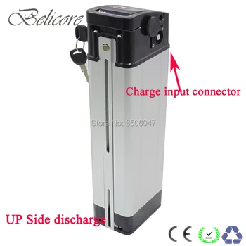 EU US no tax up side discharge silver fish 36V 8ah 250W ebike seat tube battery pack with charger
EU US no tax up side discharge silver fish 36V 8ah 250W ebike seat tube battery pack with charger