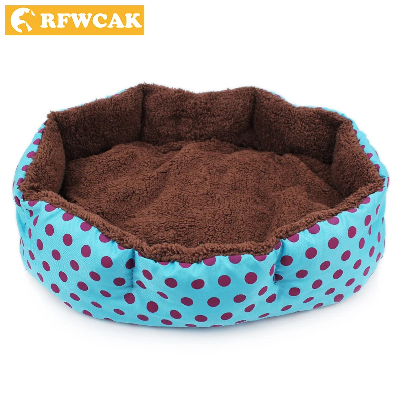 RFWCAK Hot Winter Warm Dog Bed Soft Fleece Dot Design Pet Nest With Removable Pet Mat Octagon Shape Kennel Cat Free Shopping
RFWCAK Hot Winter Warm Dog Bed Soft Fleece Dot Design Pet Nest With Removable Pet Mat Octagon Shape Kennel Cat Free Shopping