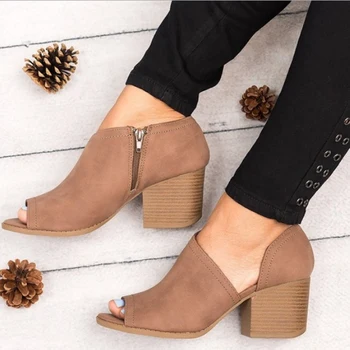 Nice High Heel 8CM Comfortable Walking Thin Block Heel Shoes Women Sandalias Mujer Sandals New Summer Shoes PU Sapato Feminino
Nice High Heel 8CM Comfortable Walking Thin Block Heel Shoes Women Sandalias Mujer Sandals New Summer Shoes PU Sapato Feminino