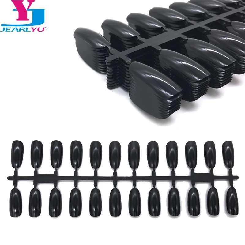 50 Pcs Oval Full Cover Fake Nails Black Acrylic Nail Tips Display UV Gel Polish Practice Faux Ongles Nagel Tips Color Chart New
50 Pcs Oval Full Cover Fake Nails Black Acrylic Nail Tips Display UV Gel Polish Practice Faux Ongles Nagel Tips Color Chart New