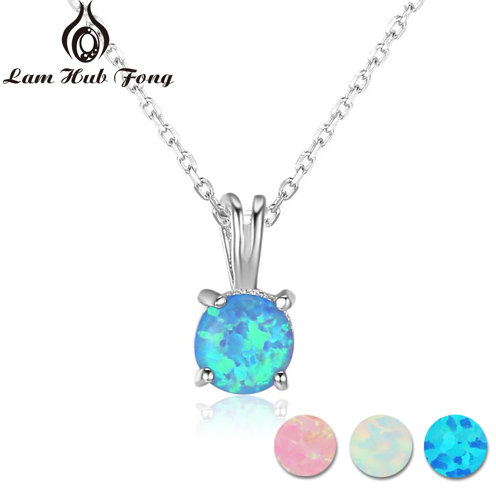 5mm Round White Pink Blue Opal Necklaces & Pendants 925 Sterling Silver Necklaces for Women S925 Silver Jewelry (Lam Hub Fong)
5mm Round White Pink Blue Opal Necklaces & Pendants 925 Sterling Silver Necklaces for Women S925 Silver Jewelry (Lam Hub Fong)