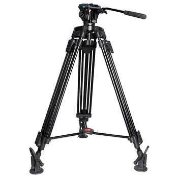 Professional heavy duty video camera tripod stand with Pan tilt fluid head VS Miliboo MTT603A
Professional heavy duty video camera tripod stand with Pan tilt fluid head VS Miliboo MTT603A
