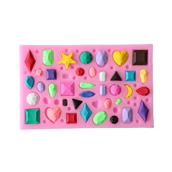 Gem Gemstone jewel Shape Silicone molds Handmade Chocolate Mold, Fondant Cake Decoration Sugar Craft Tools baking tools
Gem Gemstone jewel Shape Silicone molds Handmade Chocolate Mold, Fondant Cake Decoration Sugar Craft Tools baking tools