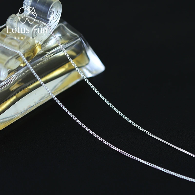 Lotus Fun Real 925 Sterling Silver Handmade Fine Jewelry Classic Easy Match Necklace Chain without Pendant for Women Collier
Lotus Fun Real 925 Sterling Silver Handmade Fine Jewelry Classic Easy Match Necklace Chain without Pendant for Women Collier