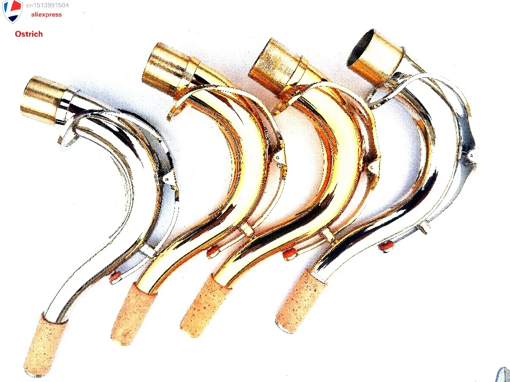 Excellence Tenor Bb saxophone neck Gold And Tenor saxophone neck Nickel