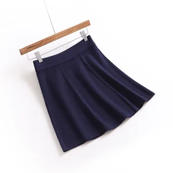 2019 Chic High Waist Women Spring Mini Knitting Skirts Stretch Harajuku Women A-line Skirt Black Gray Faldas Jupe Femme Saia
2019 Chic High Waist Women Spring Mini Knitting Skirts Stretch Harajuku Women A-line Skirt Black Gray Faldas Jupe Femme Saia