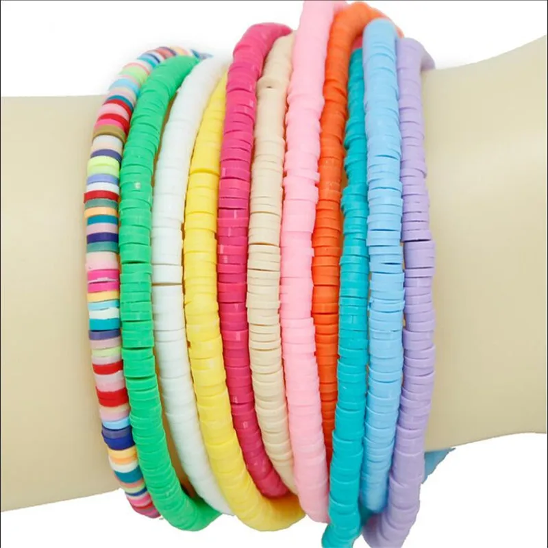 400pcs/String DIY 3/4/5/6/Polymer Clay Beads For Jewelry Making Various Colors Fimo Slices Vinyl Beads DIY Necklace Accessories
400pcs/String DIY 3/4/5/6/Polymer Clay Beads For Jewelry Making Various Colors Fimo Slices Vinyl Beads DIY Necklace Accessories