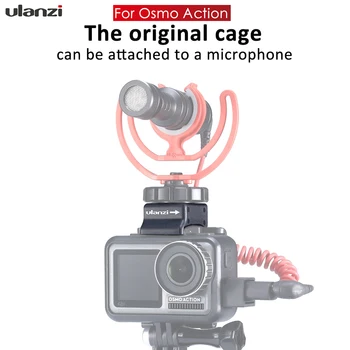 Ulanzi Vlog Mount for Dji Osmo Action Original Case Cold Shoe Qucik Release Plate for Microphone LED Light Action Mic Cable
Ulanzi Vlog Mount for Dji Osmo Action Original Case Cold Shoe Qucik Release Plate for Microphone LED Light Action Mic Cable
