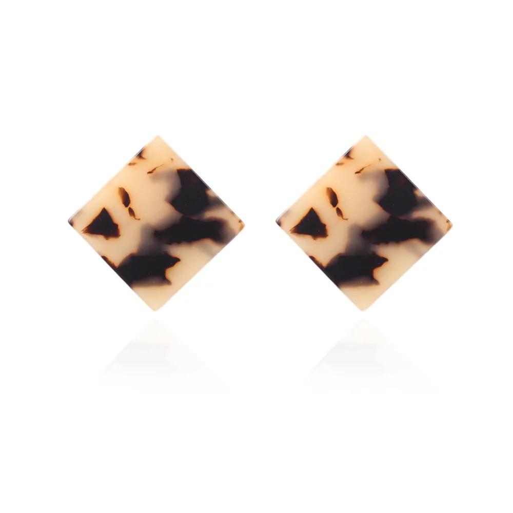 2019 New Fashion Acetate Resin Square Leopard Earrings Tortoiseshell Earrings Geometric Stud Earrings Multicolor Earring
2019 New Fashion Acetate Resin Square Leopard Earrings Tortoiseshell Earrings Geometric Stud Earrings Multicolor Earring