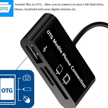 3 in 1 multi Smart memory card reader OTG type c adapter mini cardreader for micro SD/TF/MMC Card For Android computer Laptop PC 
3 in 1 multi Smart memory card reader OTG type c adapter mini cardreader for micro SD/TF/MMC Card For Android computer Laptop PC