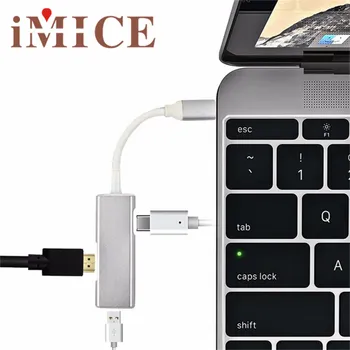 D3 Mini Hub Type-C OTG Charging Power Delivery HDMI 4K Adapter Card USB3.0 HUB**
D3 Mini Hub Type-C OTG Charging Power Delivery HDMI 4K Adapter Card USB3.0 HUB**