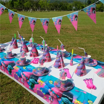 Trolls Poppy DJ Suki Guy Kids Birthday Party Decoration Set Party Supplies Baby Birthday Pack event party supplies AW-1659
Trolls Poppy DJ Suki Guy Kids Birthday Party Decoration Set Party Supplies Baby Birthday Pack event party supplies AW-1659
