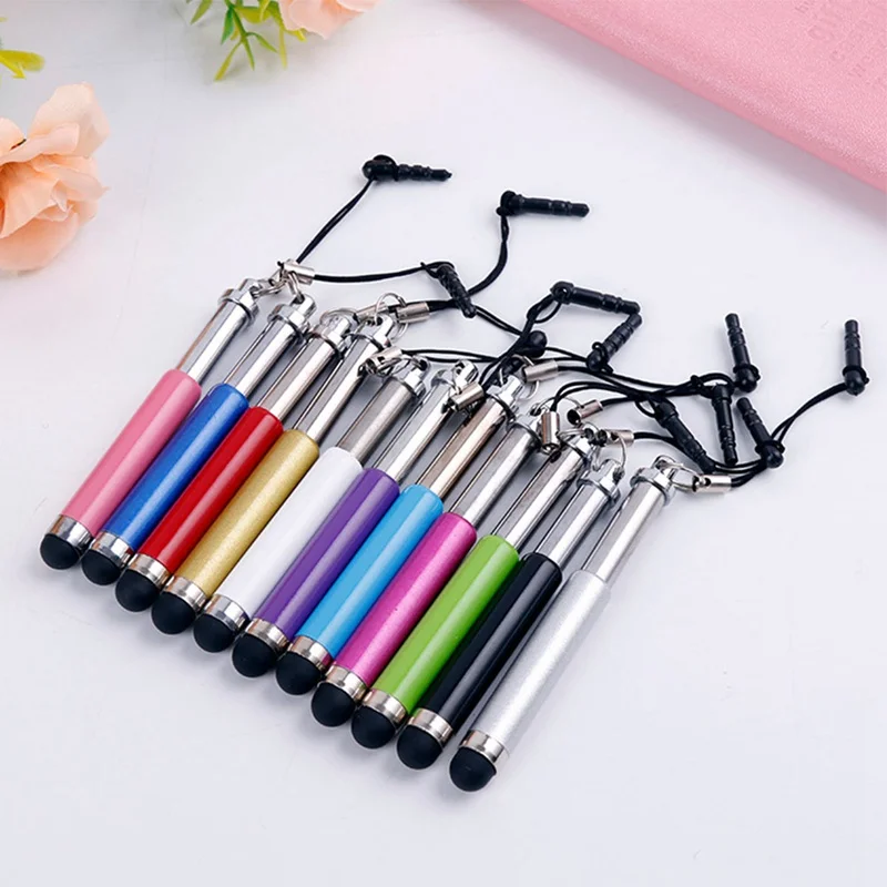 

Three Links Retractable Capacitive Stylus Touch Screen Teblet Pen Diamond For iPhone iPad Tablet PC Mobile phone
