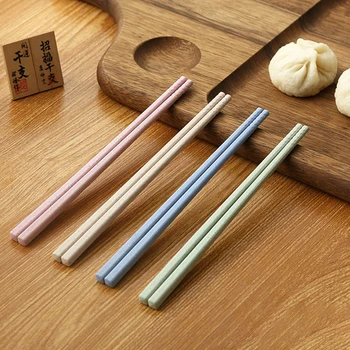 1 Pair Wheat Straw Chopsticks Eco-Friendly Reusable Anti-Slip Chopsticks Sushi Kids Adult Home Kitchen Picnic Outdoor Tableware
1 Pair Wheat Straw Chopsticks Eco-Friendly Reusable Anti-Slip Chopsticks Sushi Kids Adult Home Kitchen Picnic Outdoor Tableware
