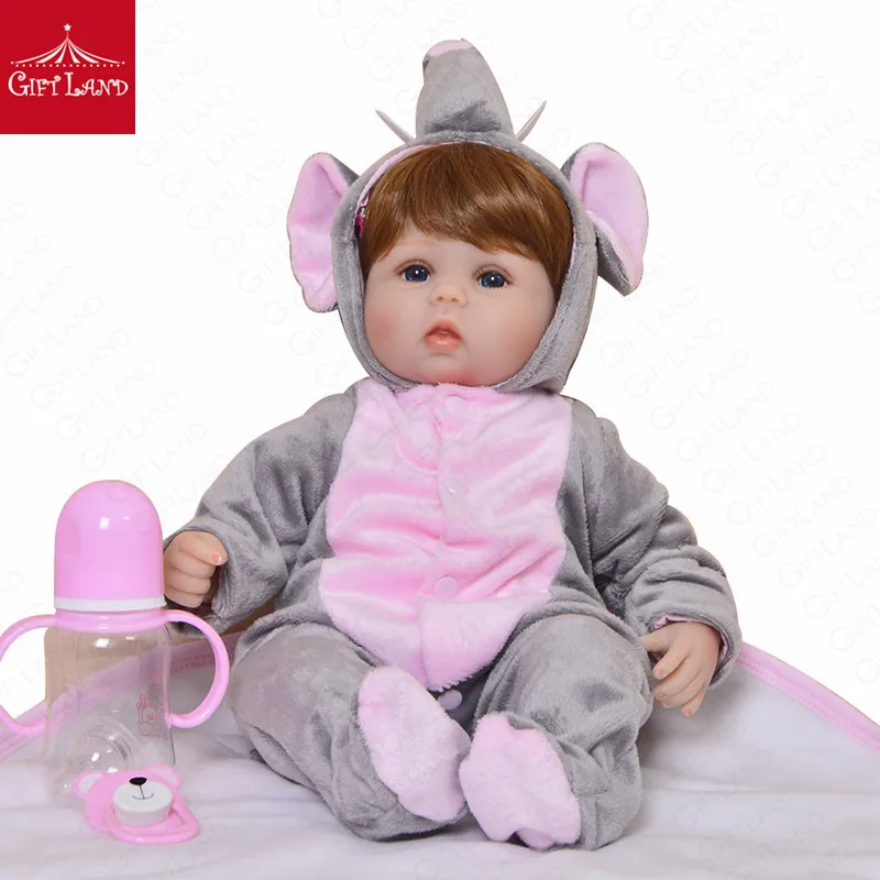 Reborn Baby Doll Bebe Reborn Baby Princess Baby Prince With Elephant Suit Cute Baby Suit Soft Touch Safe Materials Top Quality 
Reborn Baby Doll Bebe Reborn Baby Princess Baby Prince With Elephant Suit Cute Baby Suit Soft Touch Safe Materials Top Quality